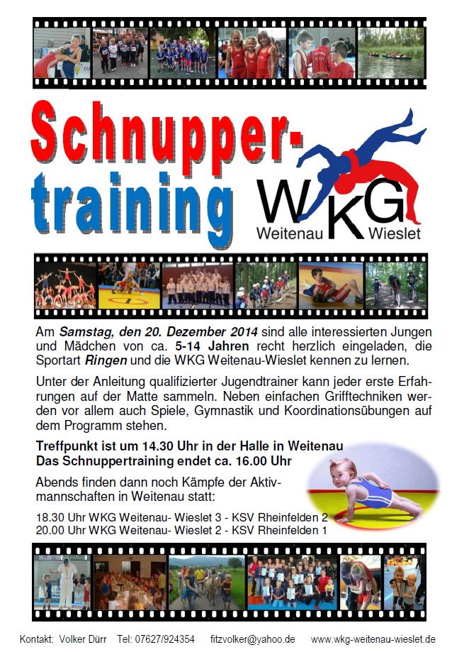 Schnuppertraining