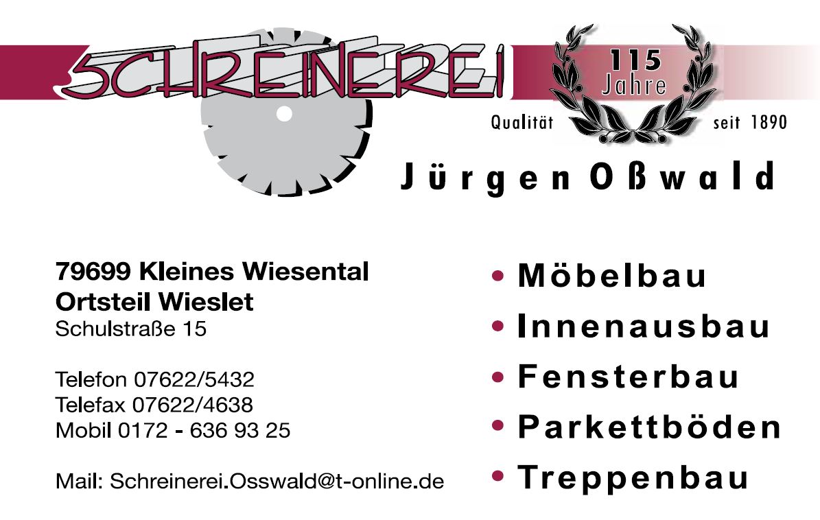 Schreinerei Osswald